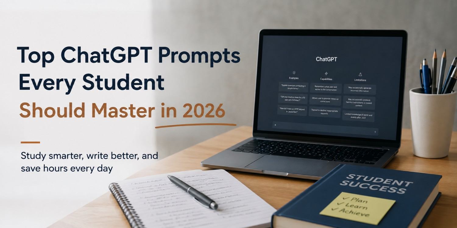 Top ChatGPT Prompts Every Student Should Master in 2026